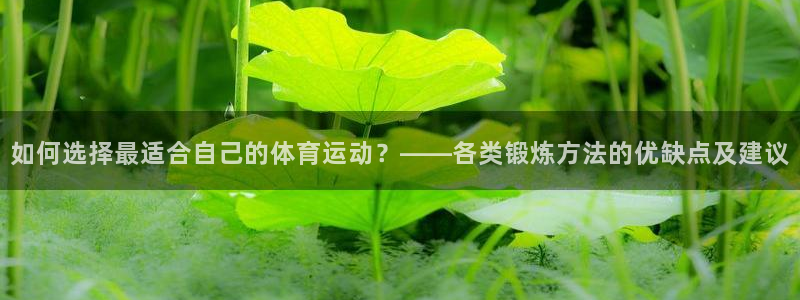 77体育官网：如何选择最适合自己的体育运动？——各类锻炼方法的优缺点及建议